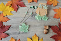 Leaf Necklace and Earrings Set