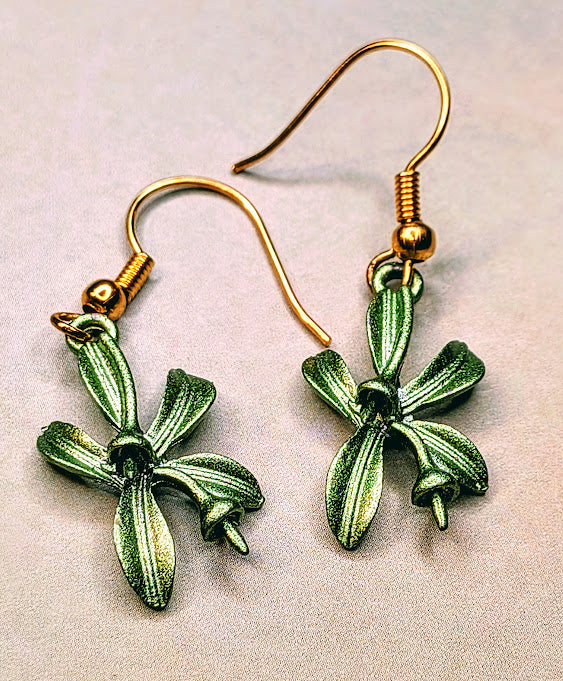 Bamboo bracelet and earring set