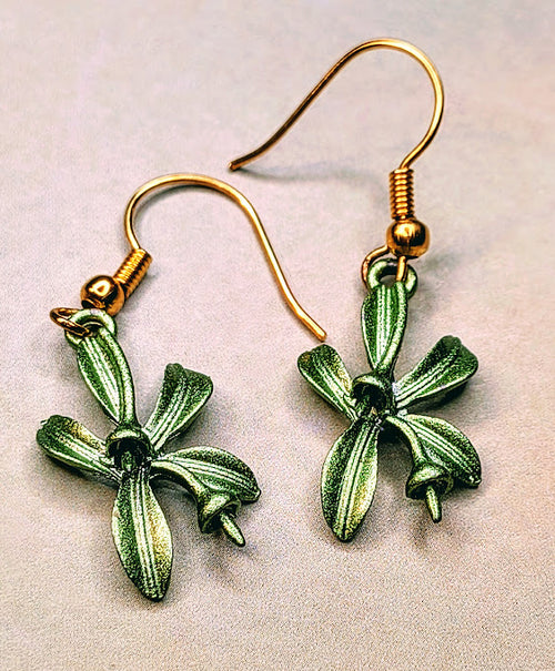 Bamboo bracelet and earring set