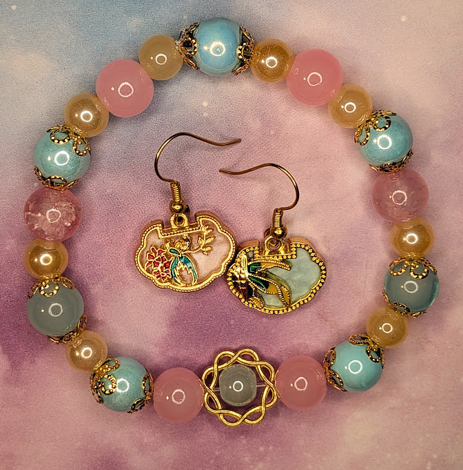 Candy Fantasy Bracelet and Earring set