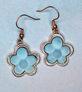 Cloudy bracelet and earring set