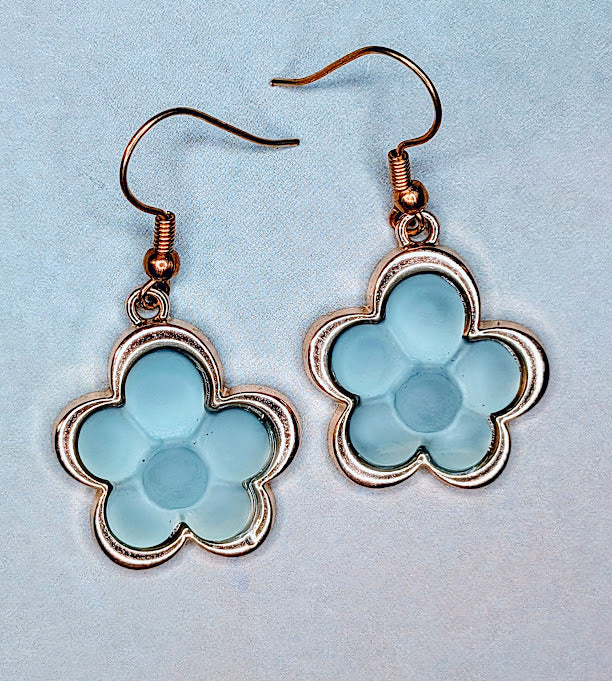 Cloudy bracelet and earring set