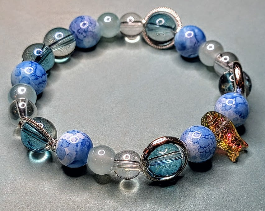 Dolphin Earrings and Bracelet set