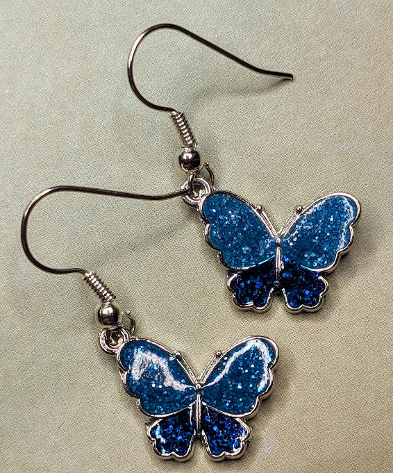 Sky Butterfly Bracelet and Earring set