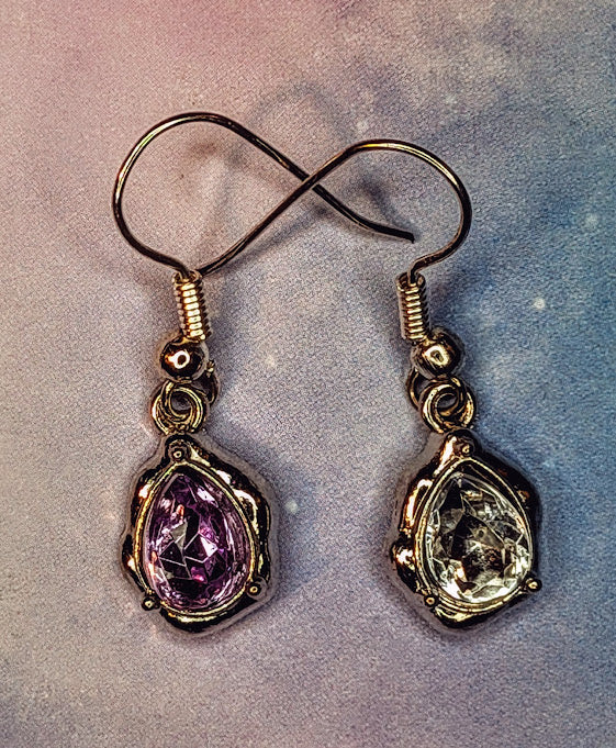 Violet and Sparkle bracelet and earring set